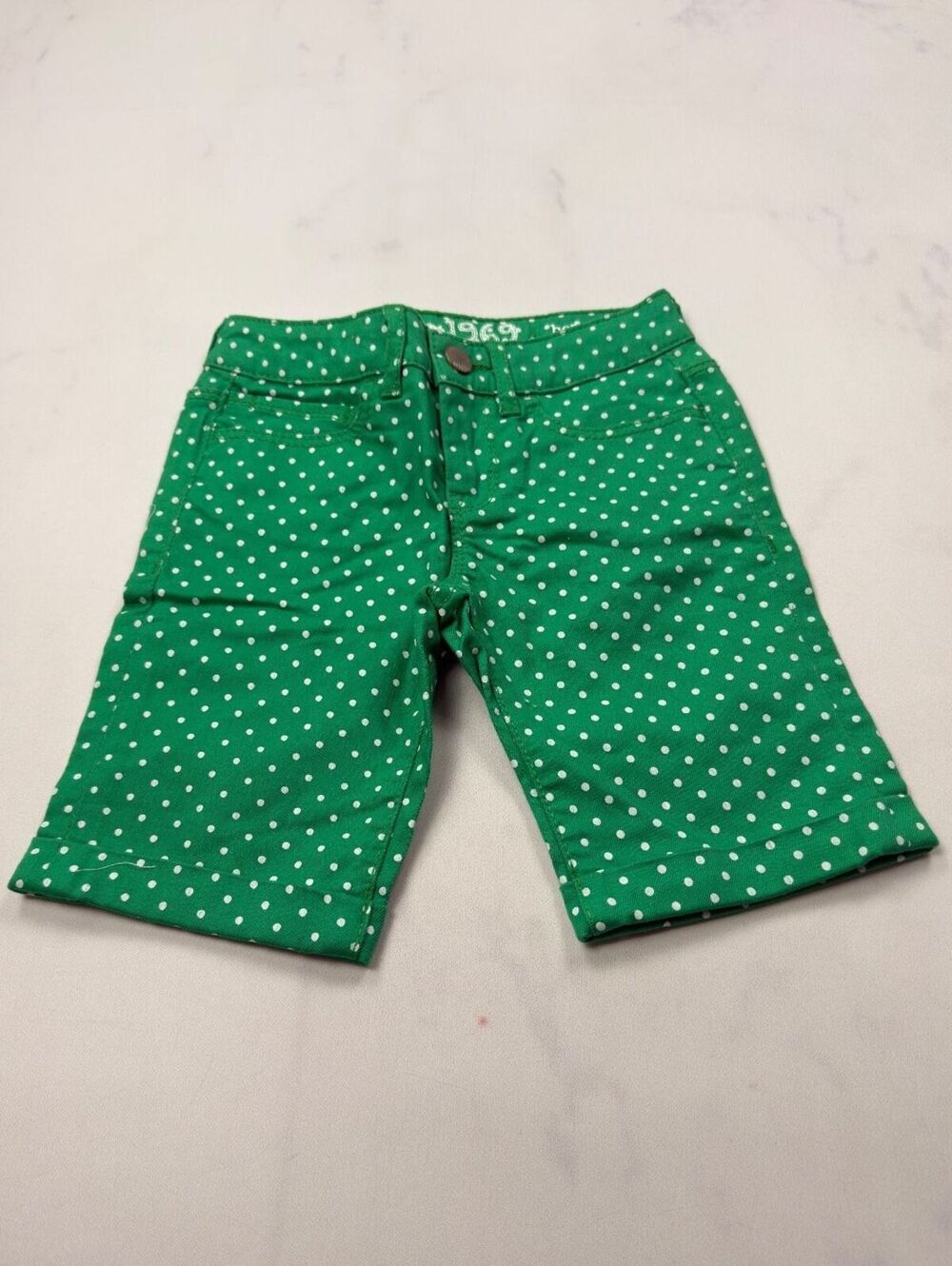 Gap Kids Bermuda Shorts Green 2010s Retro - Girls 6